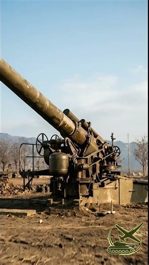 240mm Howitzer M1 “Black Dragon” America’s WWII Fortress‑Breaker #historyshorts