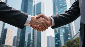 4K高清商务合作共赢场景