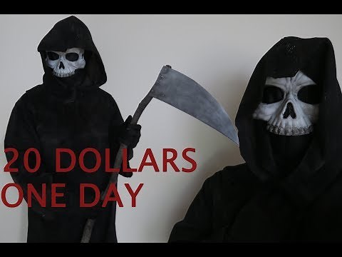 Cheap & Fast GRIM REAPER Costume for Halloween.