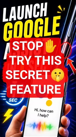 Your phone has a SECRET Google Assist shortcut 😱⚡ Try this now! #shorts #tech