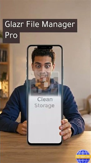 نظّف مساحة الموبايل بذكاء | Glazr File Manager Pro