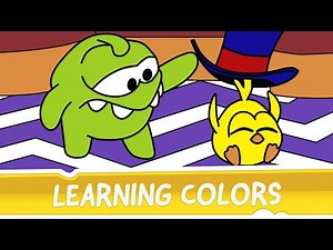 Learning colors with Om Nom - Coloring Book