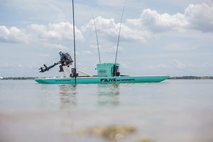 The L4Expedition is outboard engine and Micro Power Pole compatible using the LIVE Motor Mount. We didn't invent paddle board fishing, we just LIVE to perfect it... #whatdoyoulivefor | LIVE Watersports