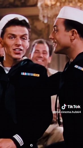 Frank Sinatra & Gene Kelly In “ANCHORS AWEIGH” (1945) - TheCinemaHub #fyp #cinema #vintage #40s #1945 #anchorsaway #navy #franksinatra #genekelly #dance #tapdance #musical