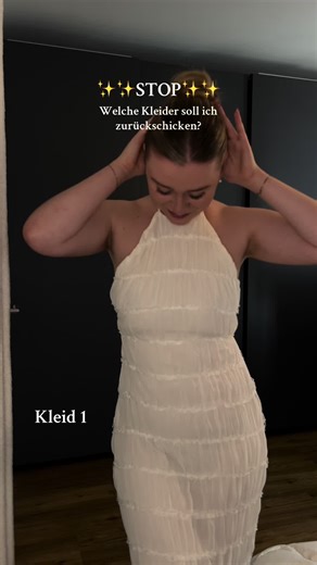 Sorry für den Kleiderspam, aber irgendwie hat mir das Video gestern nicht bei der Entscheidung geholfen, ob Kleider 3 & 4 wieder zurück geschickt werden sollen😭😂 #tryon #haul #sommerkleider #kleider #haul