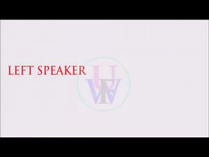 Left right stereo sound test(high accuracy)