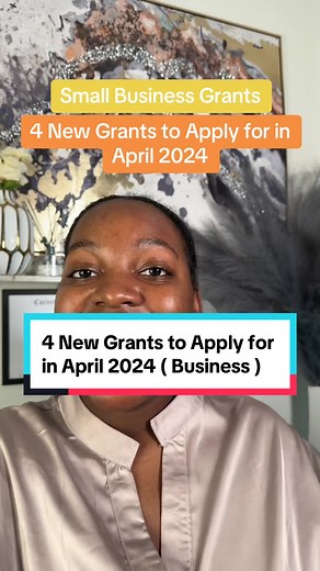 4 New Grants to Apply for in April 2024 💵 . . . #smallbusinesstiktok🔥 #businesstiktok #grants2024 #smallbusinessgrants2024 #newgrants2024 #grants #grantsforwomen #greenscreen