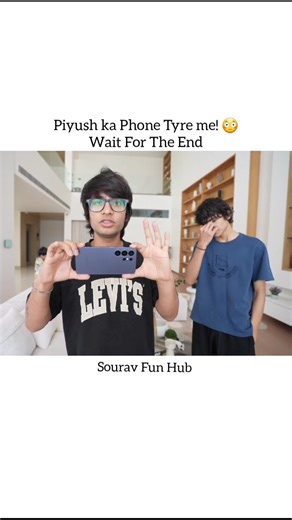 Piyush ka Phone Tyre me! 😳Wait For The End😱 #shortsfeed #souravjoshivlogs #shorts