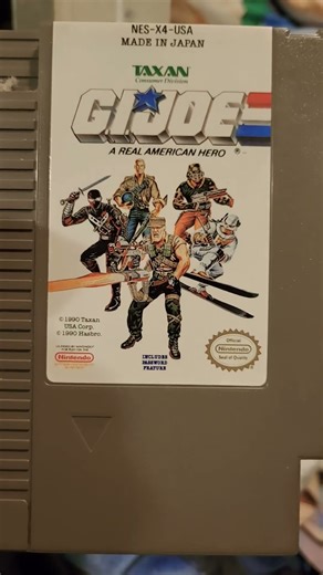 Retro Nintendo nes gi joe video game