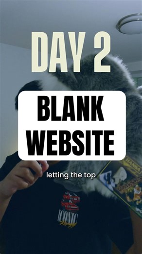 Day 2 of letting the Top Comment decide on what to put in this blank website 👇🏻 @northernwaffle