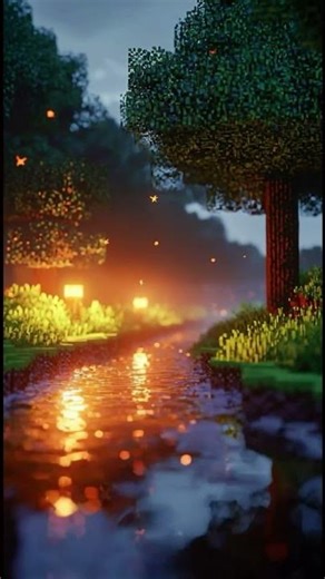 🍂❄️Minecraft Pixel 3D Art: Seasons Realism Add-on #3d #minecraft #shorts #art