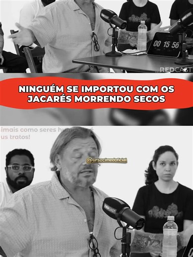 Richard Rasmussen e a luta contra os jacarés secando