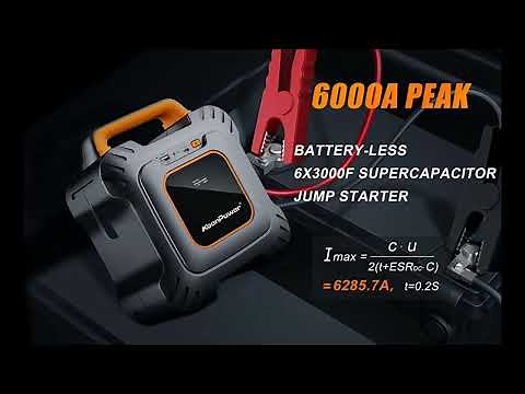 KeenPower SuperCap Portable Jump Starter 6000A Peak