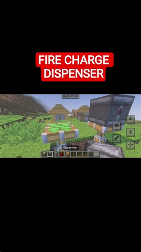 MINECRAFT AUTOMATIC FIRE CHARGE DISPENSER #technoblade #minecraft #gaming #dream #daquavis 0