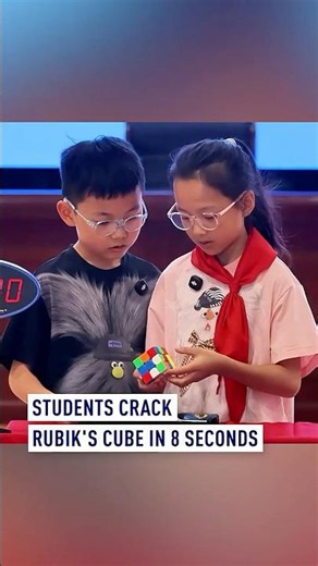 Perfect teamwork: Students crack Rubik's Cube in 8 seconds