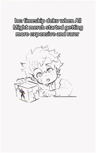 Timeskip Deku's Obsession with All Might Merch