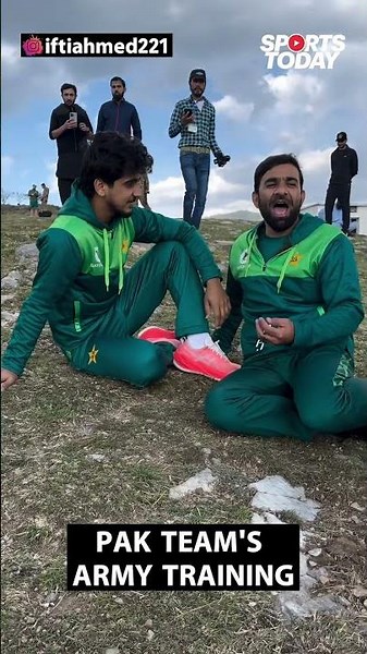 Pakistan team release footage of intense army training for T20 World Cup preparation | Sports Today