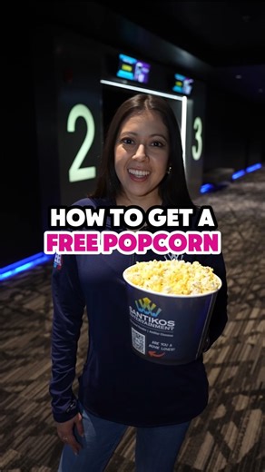 FREE POPCORN ALERT 🍿 Watch to know how to get the freebie. You only have a 90 minute window to act on Friday, Jan. 2, so set your alarm now! … #sanantonio #santikos #movietheater #mercymovie | Santikos Entertainment