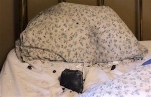 Meteorite crashes through roof into sleeping woman's bed