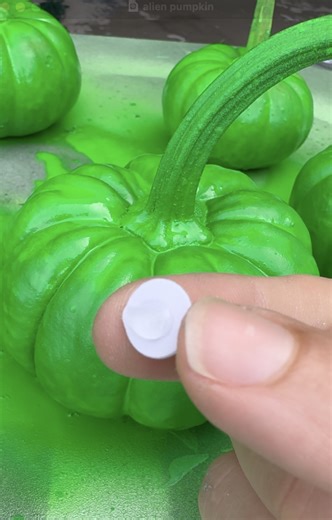 coolest pumpkin ever! learn how to make an alien spaceship UFO pumpkin with mini pumpkin aliens! #aliens #UFO #pumpkin #jackolantern #fblifestyle #Halloween | Brooklyn B