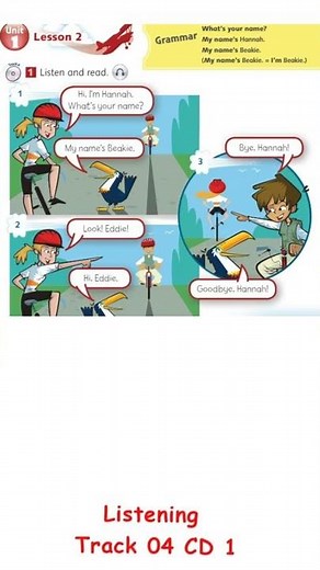 Next Move 1 Audio Lessons Unit 1 Lessons 2 Track 04 |CD 1| #Shorts