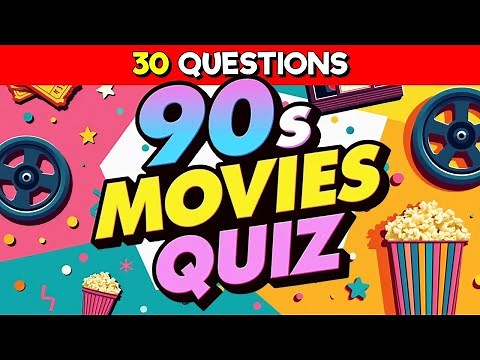 90s Movie Quiz | 1990s Movies Trivia Challenge #90smovies #quiztime #quizdrum