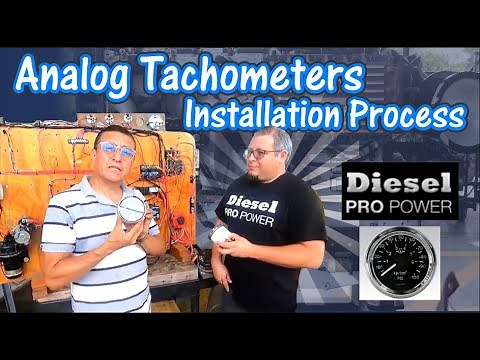 Analog Tachometers Installation Process #DieselProPower