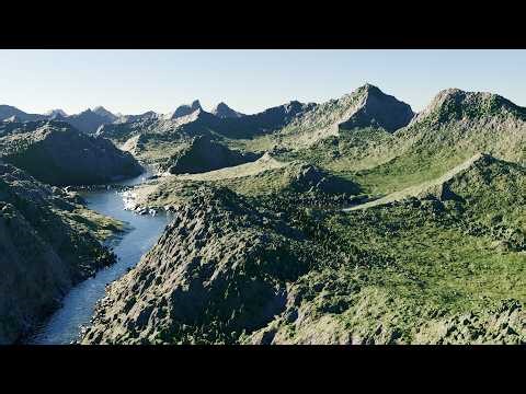 How to make procedural mountains in Blender