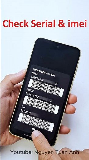 Secret code check imei and serial number