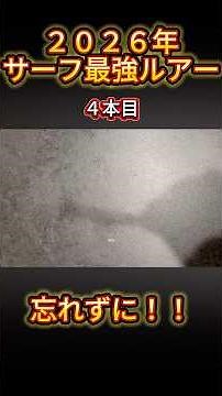 2026年サーフ最強ルアー4本目 【ヒラメ】【マゴチ】 #釣り #釣り入門 #釣り初心者 #ルアー #ルアーフィッシング