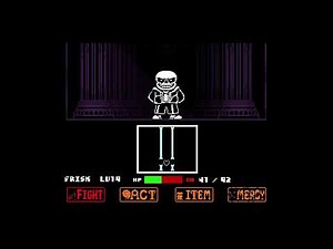 "Undertale: HARD MODE Sans Fight" By: deleeeee. On Itch.io