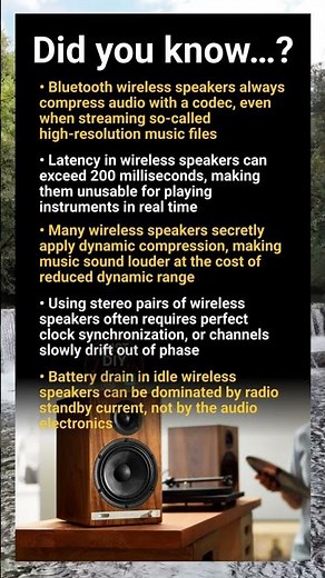 Wireless speakers revealed: codecs, latency, battery drain and hidden audio processing