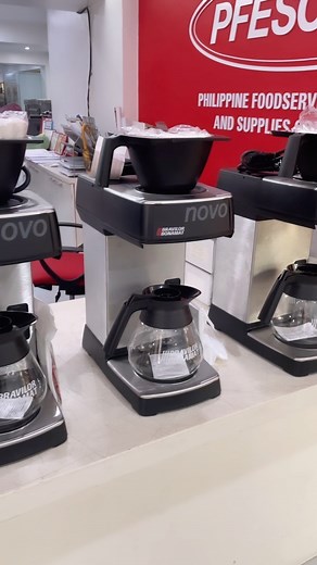 ☕️ Our Bravilor Bonamat Novo Quick Filter Brewers are back in stock! 🇳🇱 Made in the Netherlands ☕️ The machines can be manually filled with water and can be placed anywhere ☕️ Up to ~144 Cups / Hour ☕️ Brew time of 6 mins per decanter ☕️ Comes with one glass decanter of 1.7 Liters ☕️ Self-regulating hot plates to preserve the optimum quality of the coffee #pfescorp #bravilor #bravilorbonamat #bravilorph #bravilorphilippines #bravilorbonamatph #bravilorbonamatnovo #coffeeph #coffeephilippines #