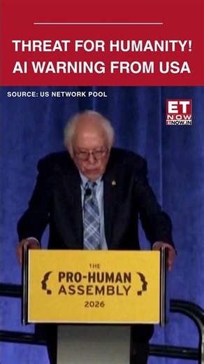 'AI Will Be Humanity's Problem': Bernie Sanders Demands Advanced AI Pause #shorts #trending