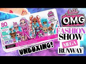 LOL OMG FASHION SHOW MEGA RUNWAY Unboxing! Limited Edition 2 New OMG Dolls