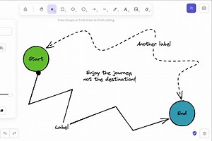 Excalidraw教程-02-如何创建箭头