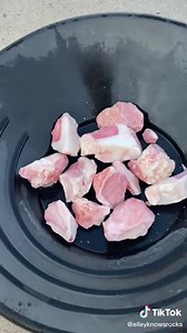I can’t wait to see what Elley Ringo of Frozen Gold does with our Oregon pink opal! 💕 | Outlaw Rocks