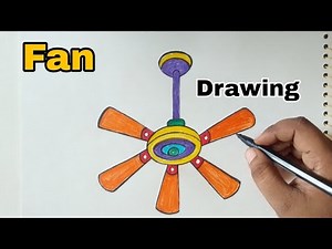 How To Draw A Fan (Step By Step)