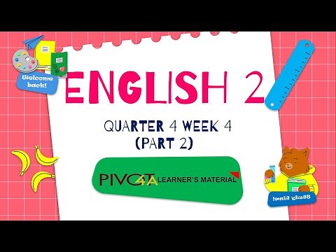 ENGLISH 2 Q4 W4 PART 2 (DEMONSTRATIVE PRONOUN)