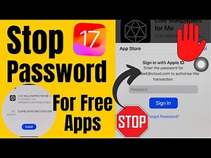 How to Stop App Store Asking For Password iOS 18, 17, 16, on Free App Install on iPhone, iPad 2026
