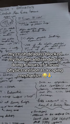 A-Level Physics Revision: Coping with Heartbreak | StudyTok