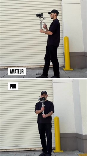 84K views · 286 reactions | Mastering low angles made easy with #DJIRS4Mini!  AMATEUR VS PRO Gimbal Moves, can you spot the difference? : IG/itspatj #DJIRS4Mini #videography #cinematography #contentcreator #gimbal | DJI | Facebook