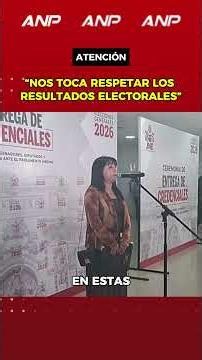 WE MUST RESPECT THE ELECTION RESULTS