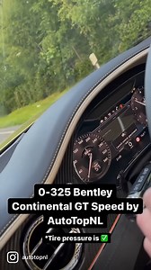 53K views · 1K reactions | 0-325km/h Bentley Continental GT SPEED  | AutoTopNL | Facebook