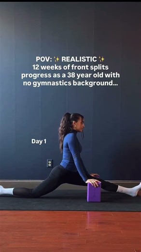 HOW I ACTUALLY DID IT 😱👇🏽 I was NEVER flexible…but I always really wanted the splits