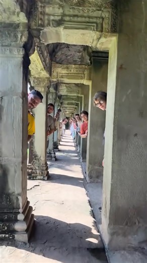Smiles that shine as bright as Angkor Temple ✨ #AmazingAngkor #Amazing #Cambodia #peopledailycambodia #journey #culture 🎥 https://vt.tiktok.com/ZSAt5yMkm | People’s Daily-Cambodia