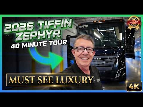 Inside the $1M KING of Luxury RVs: 2026 Tiffin Zephyr 45PZ Full Tour!