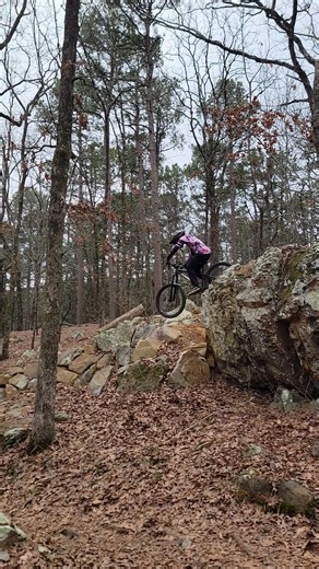 Pinnacle Mountain ⛰️ ✨️ 🔥!!! Theseus MTB crushed the Jackfork Drop on his round #3!!!