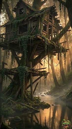 Incredible Treehouse Restoration + Jungle Animal Chase Nature Battle Stories