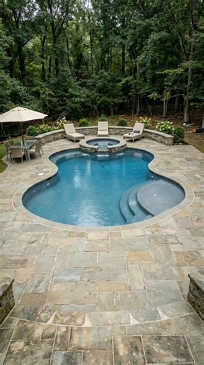 Amazing Swimming Pool Build Process | Before vs After Transformation #trending #viralvideo #shorts